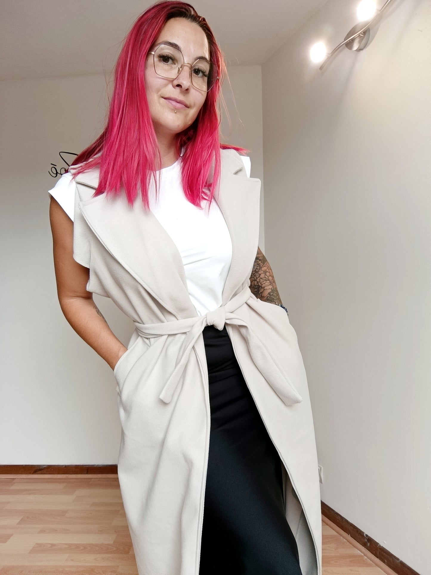 Manteau sans manche Ambre
