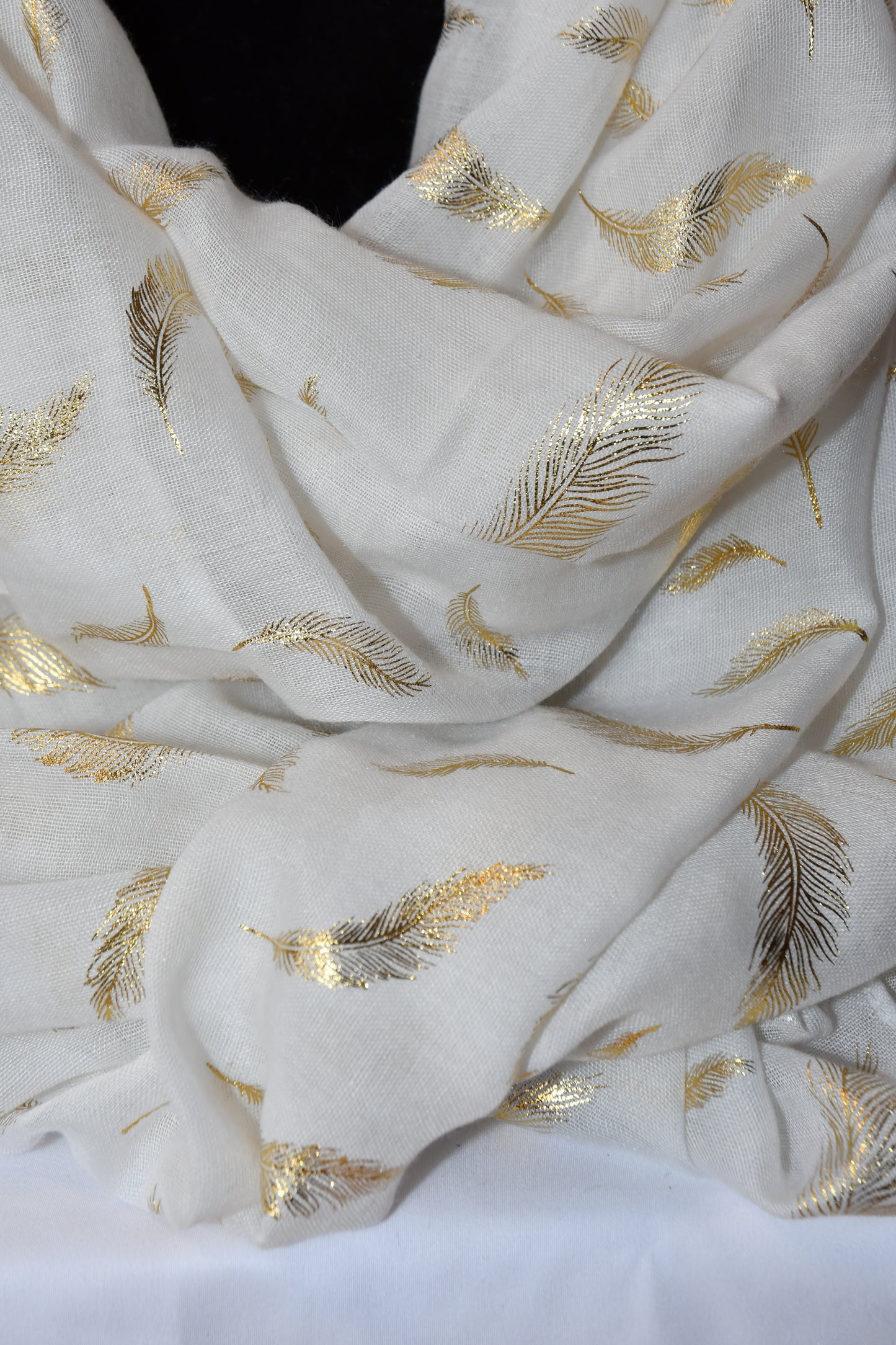 Foulard plume OR
