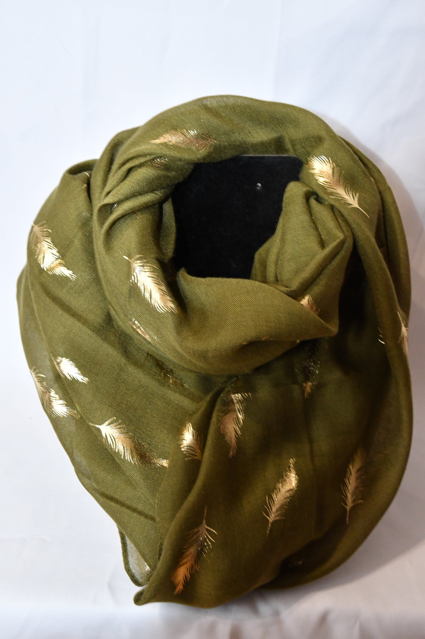 Foulard plume OR