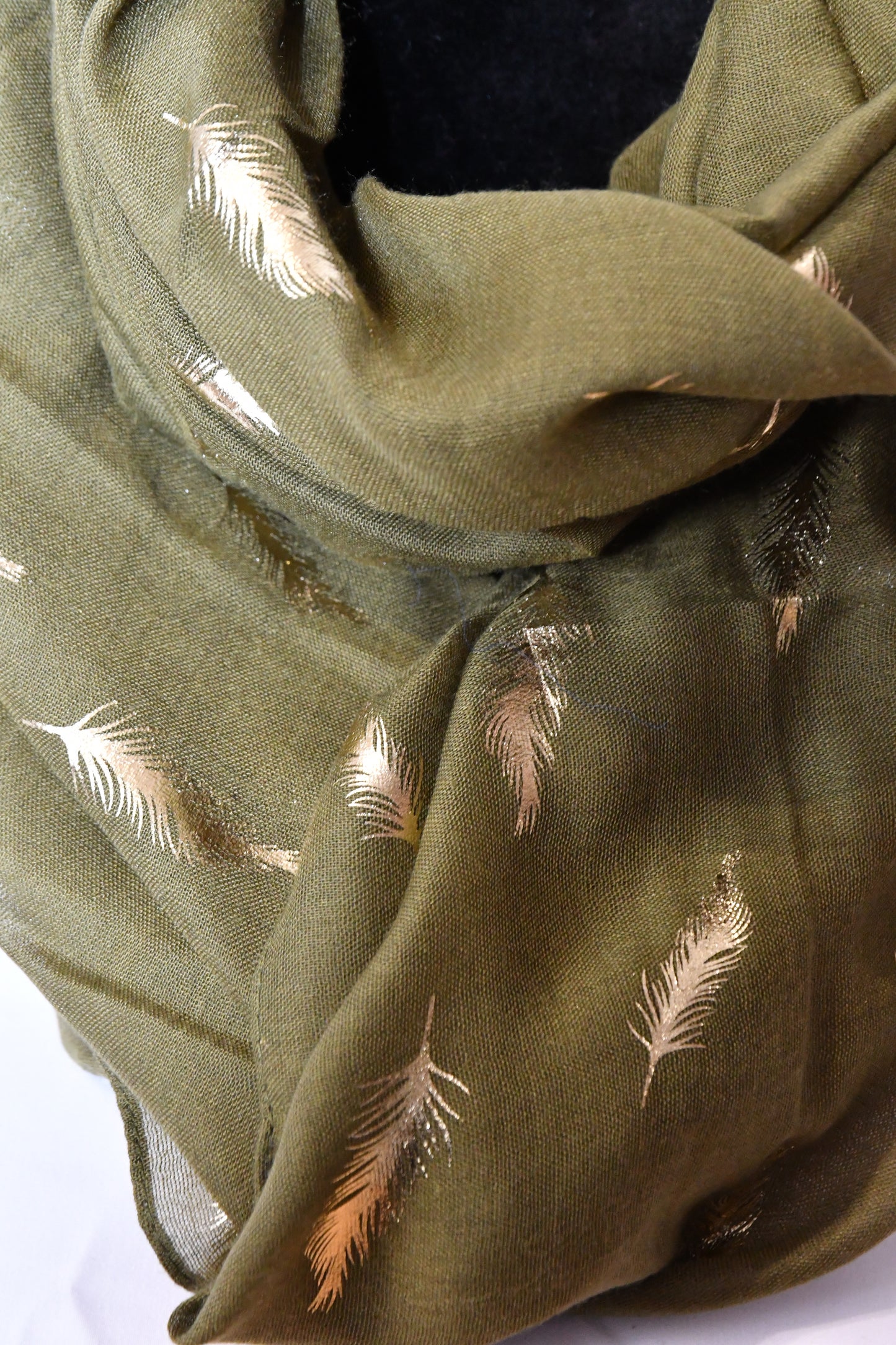 Foulard plume OR