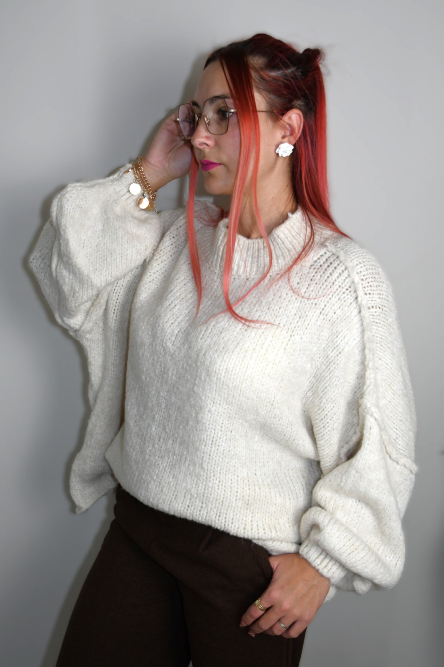 Pull Shénane beige