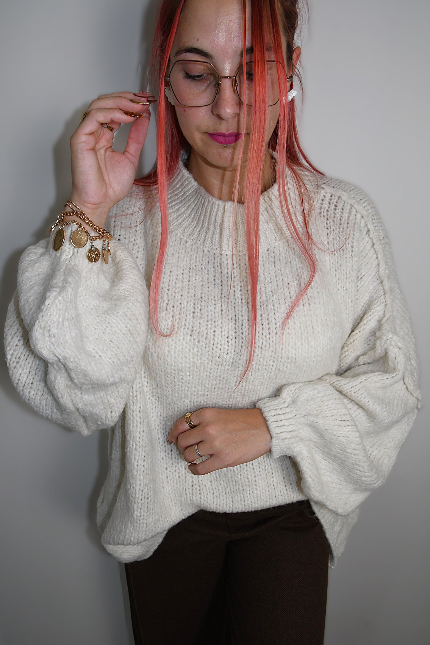 Pull Shénane beige