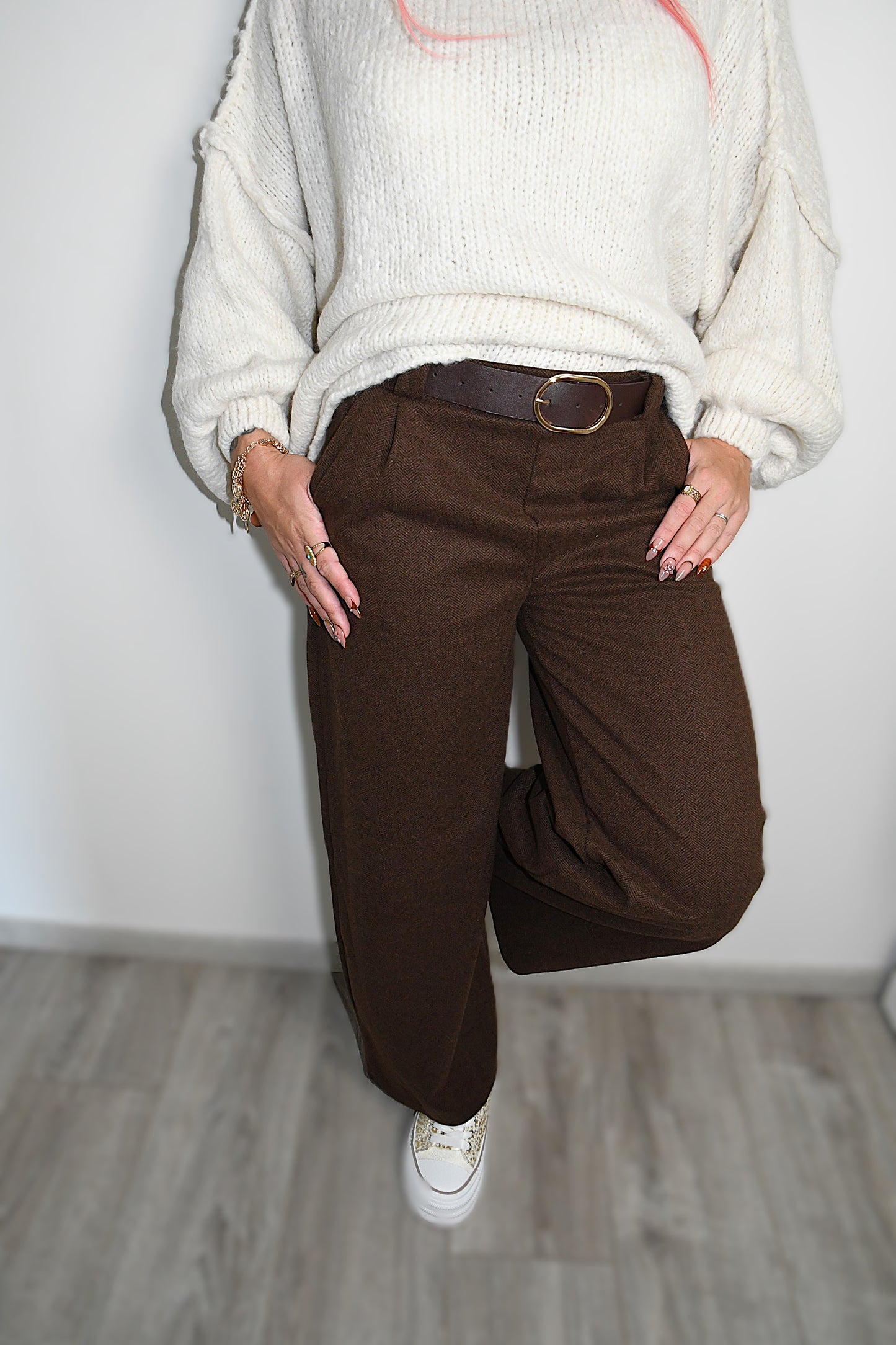 Pantalon Shan Marron