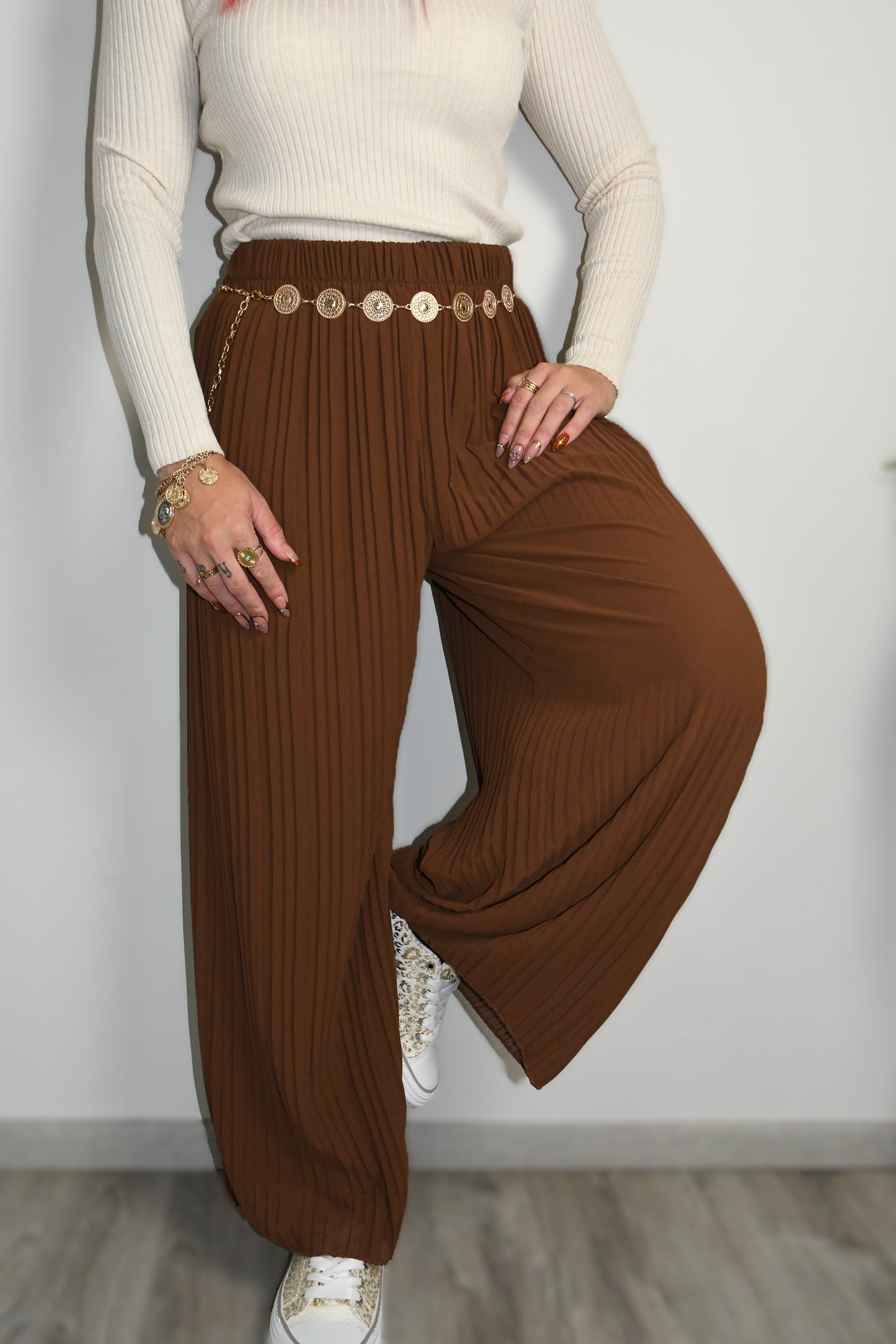 Top manche longue beige