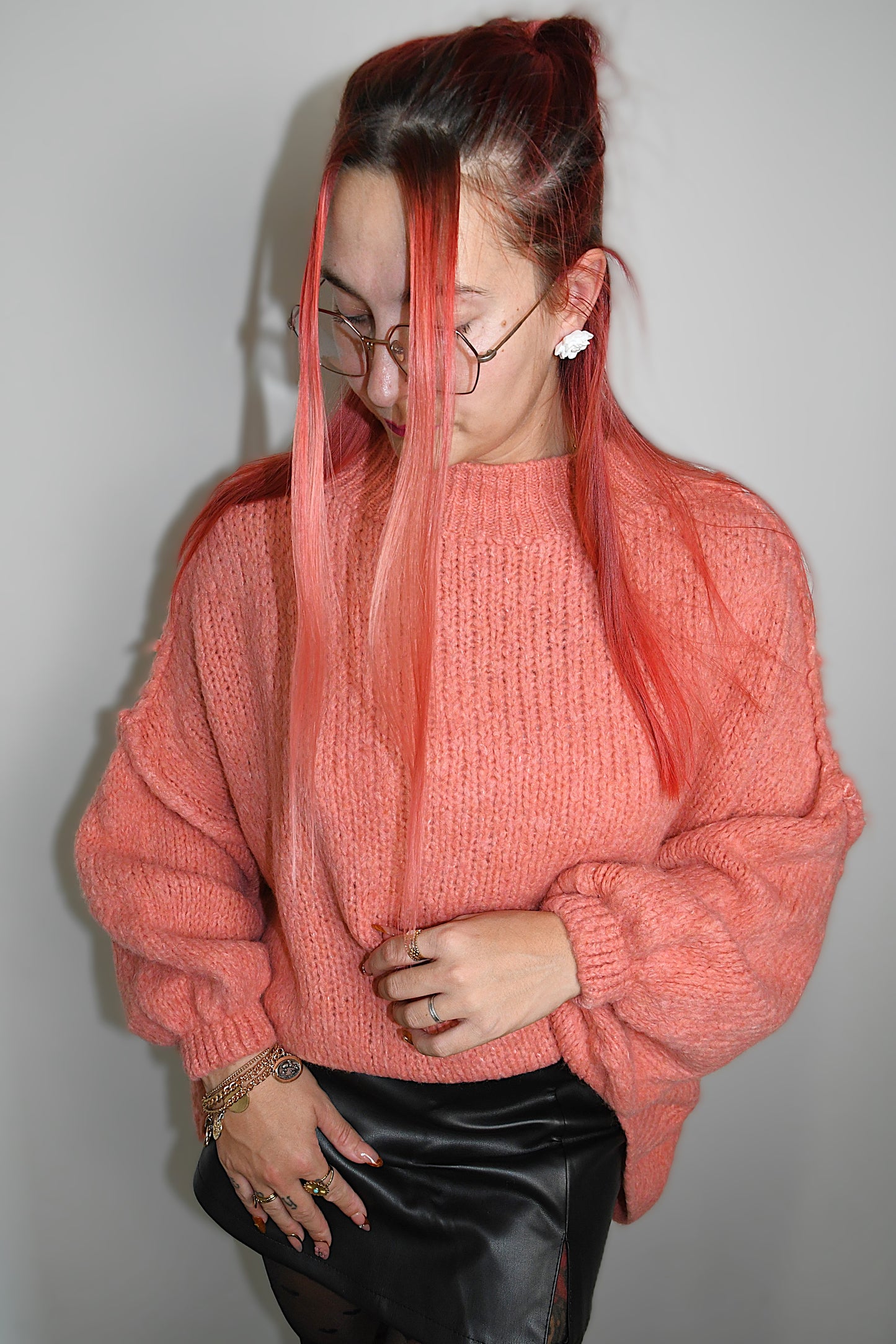 Pull Shénane saumon