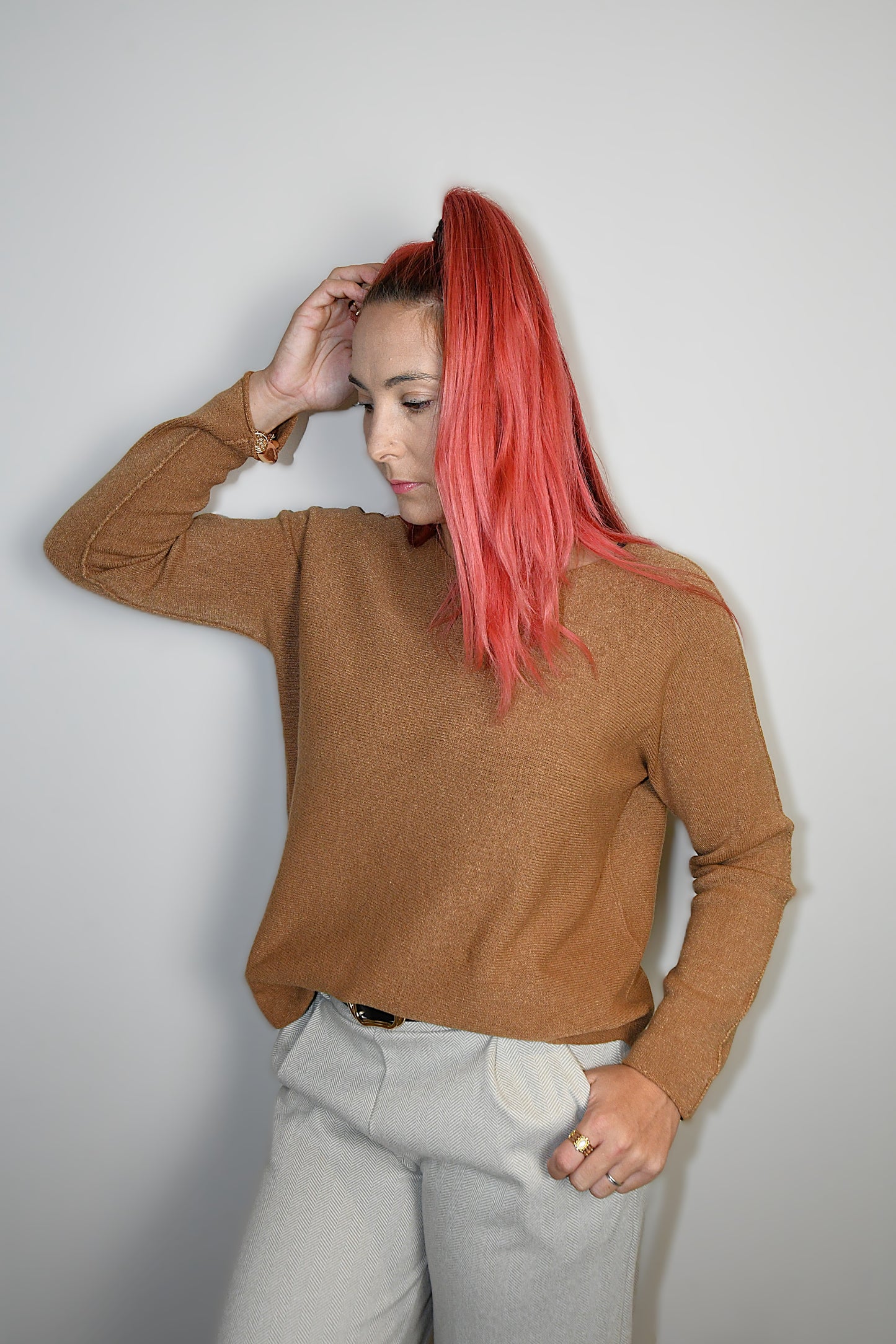 Pull Manche longue Camel