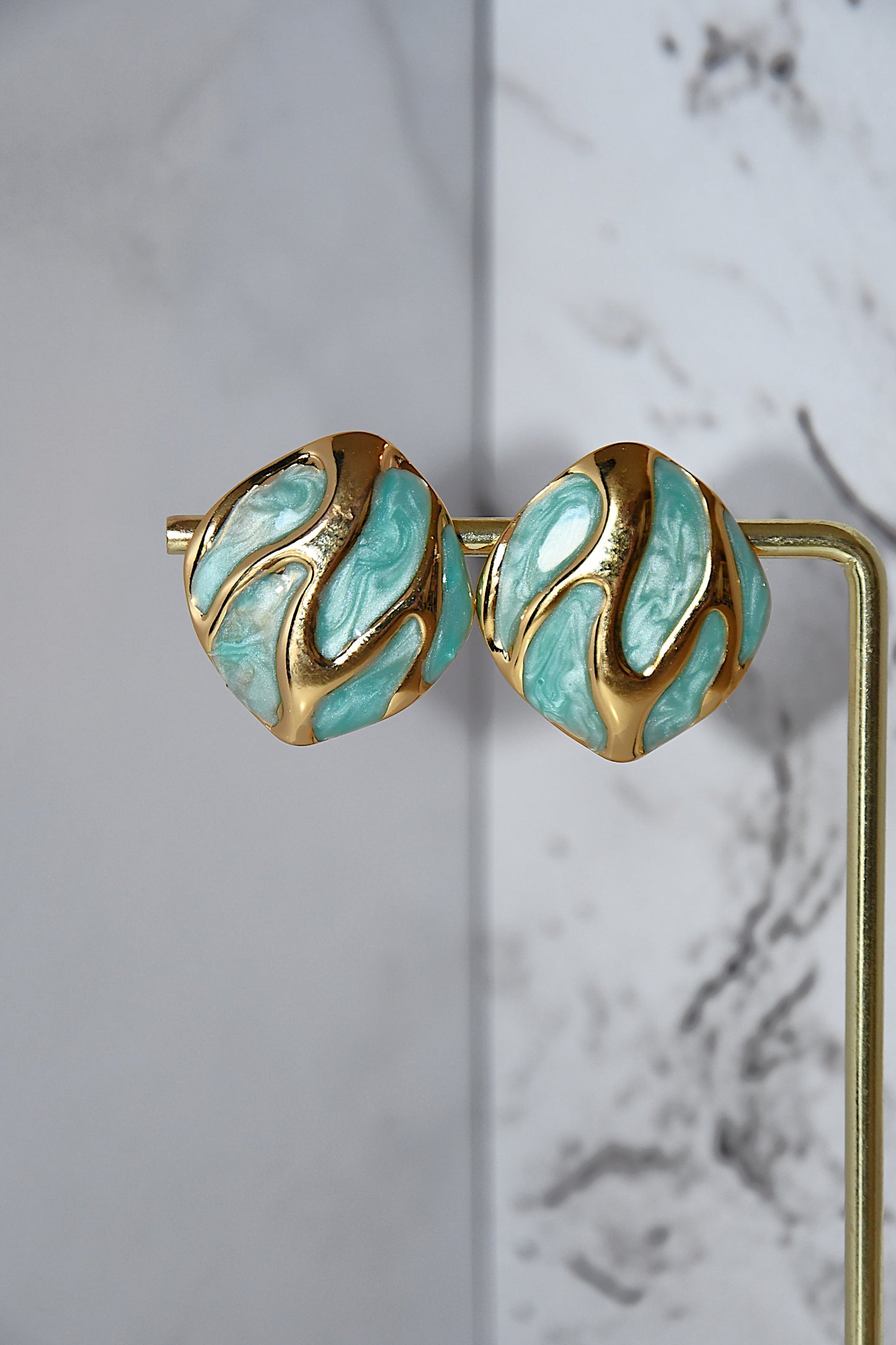 Boucle Rosélia Turquoise