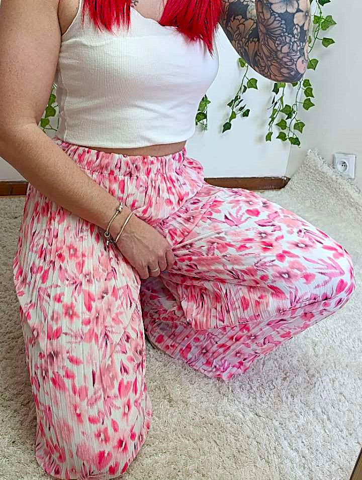 Pantalon flowers