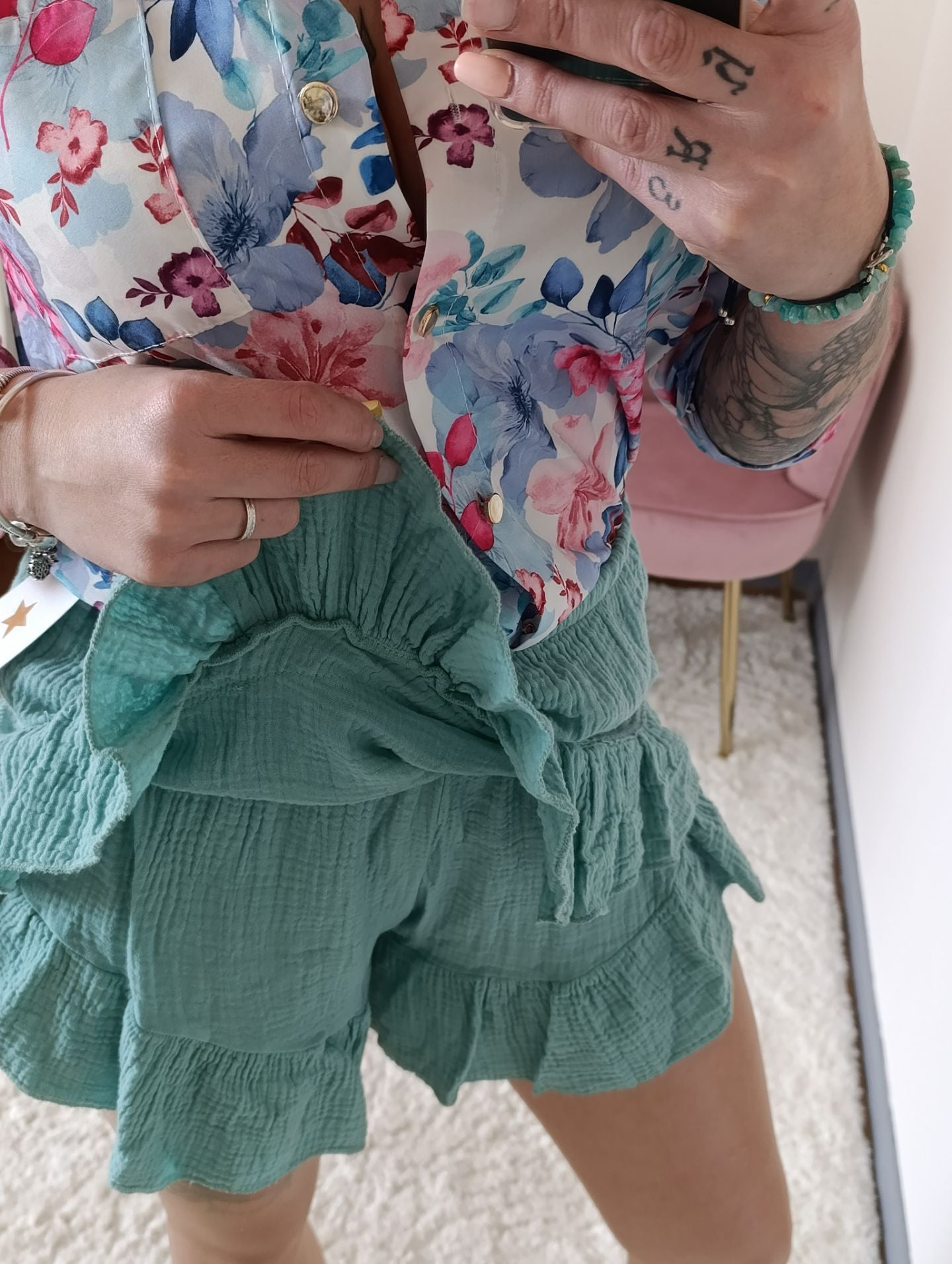 Jupe short sandy
