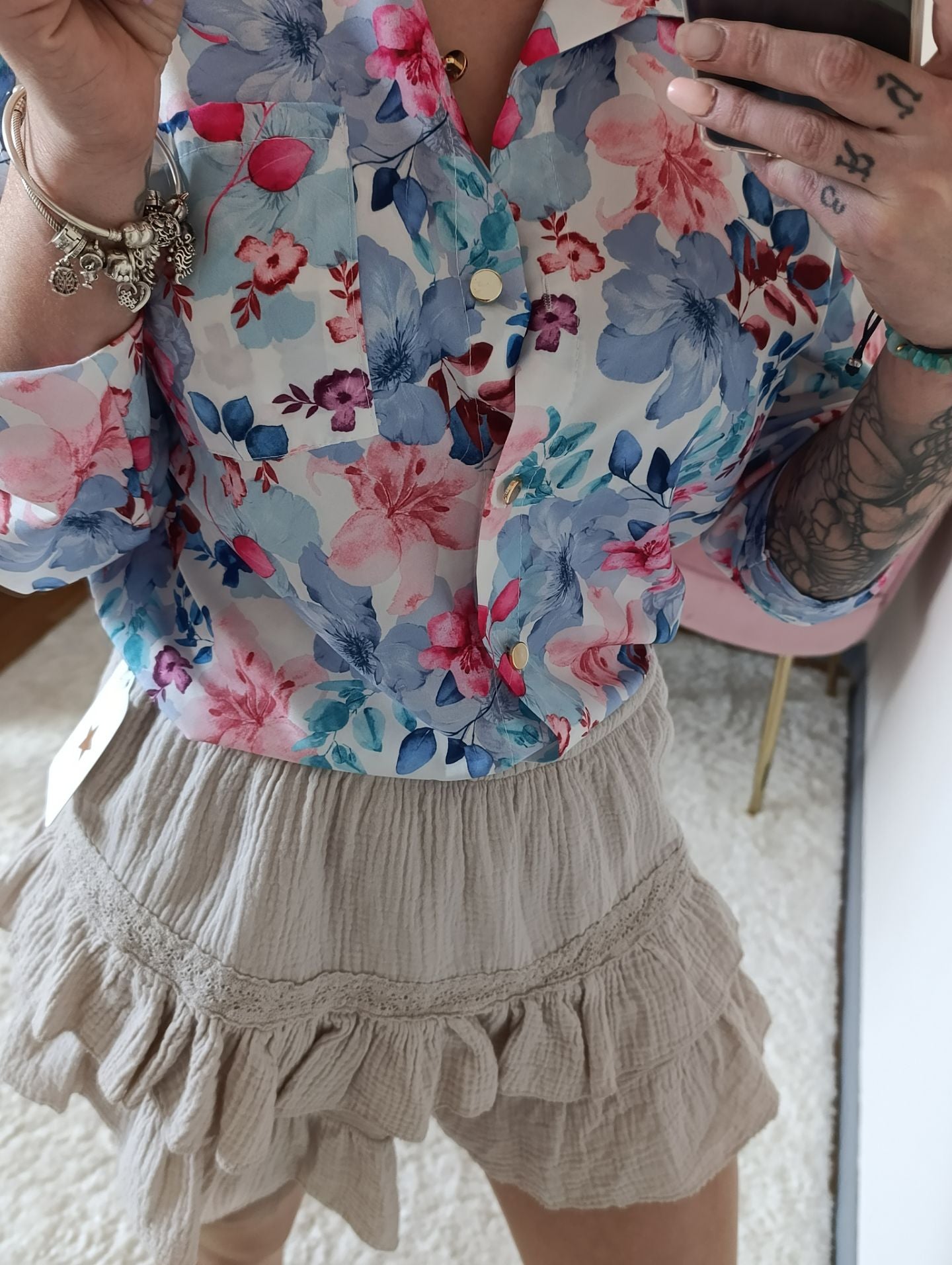 Jupe short sandy