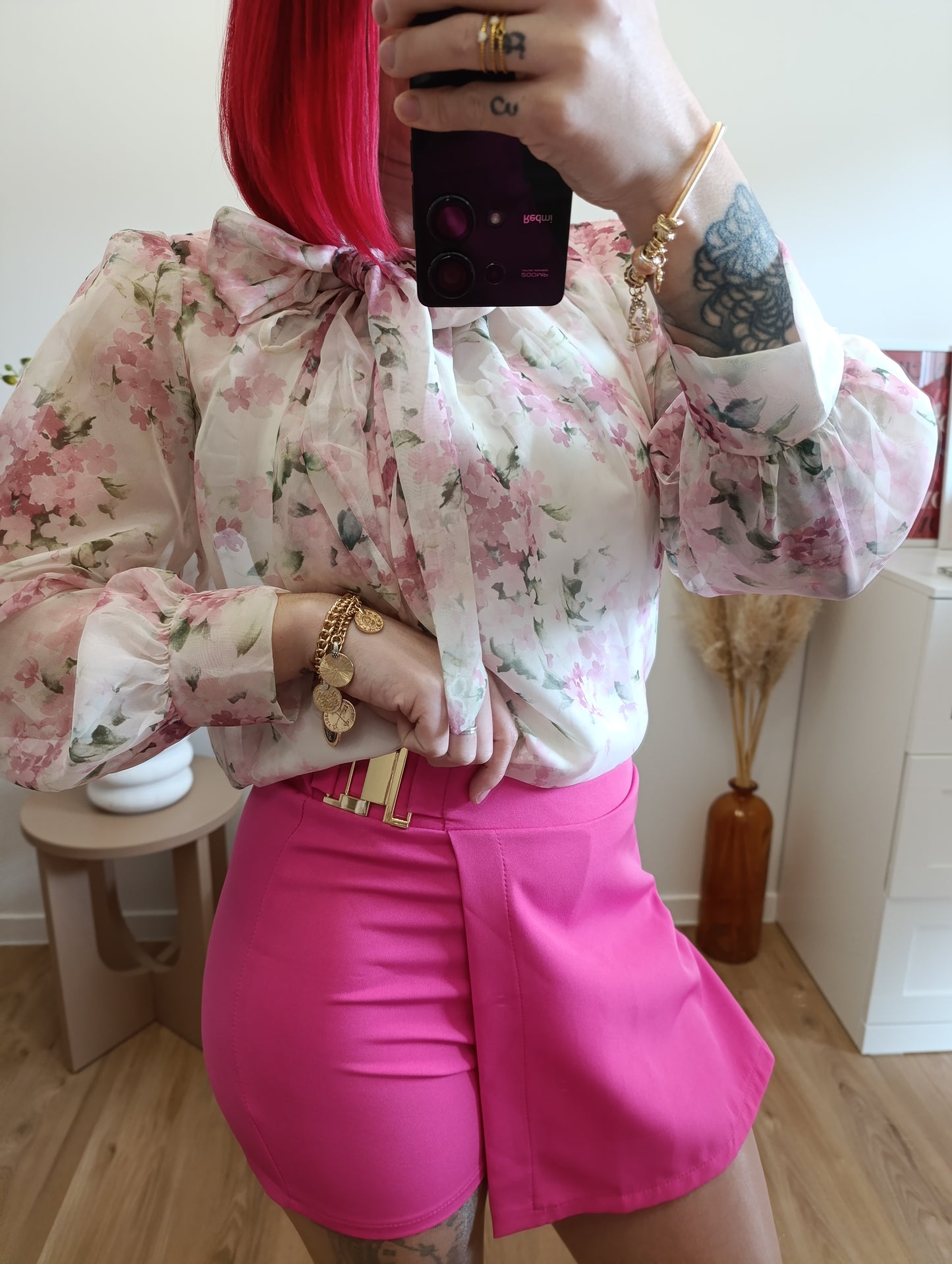 Jupe calie fushia