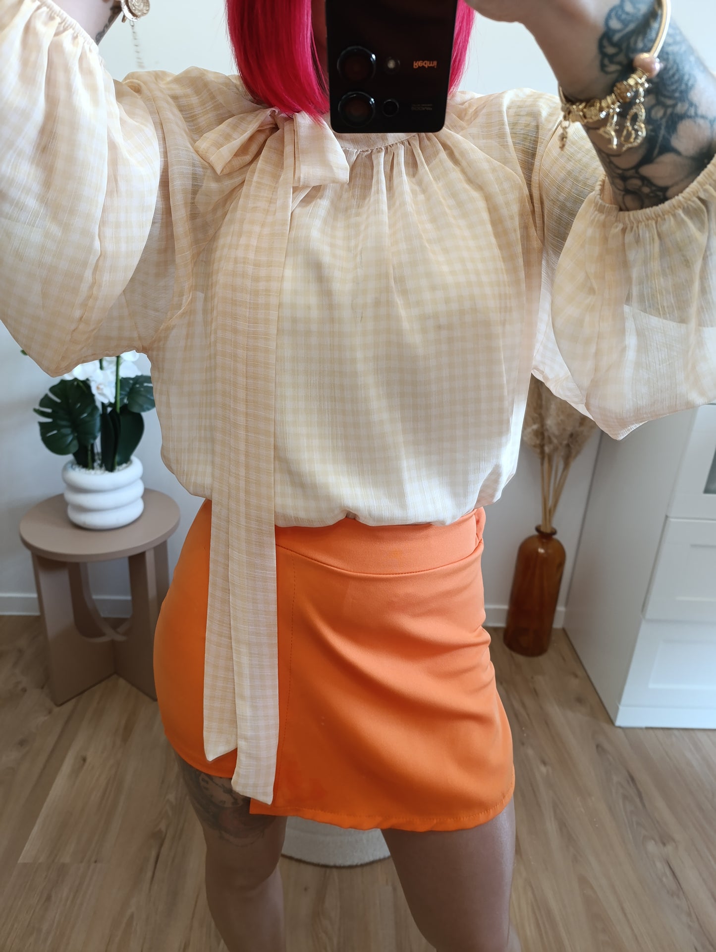 Jupe calie Orange