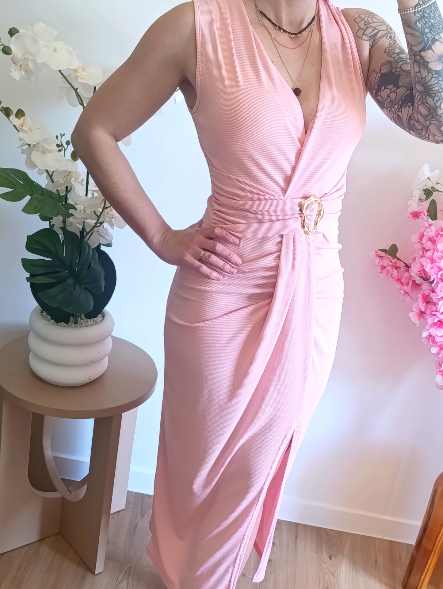 Robe Olympe rose