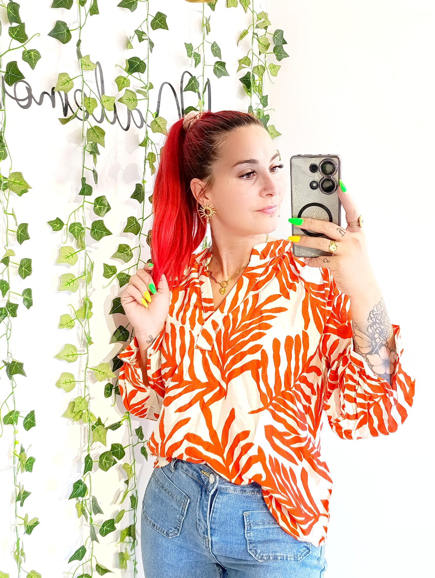 Blouse Mirany Orange