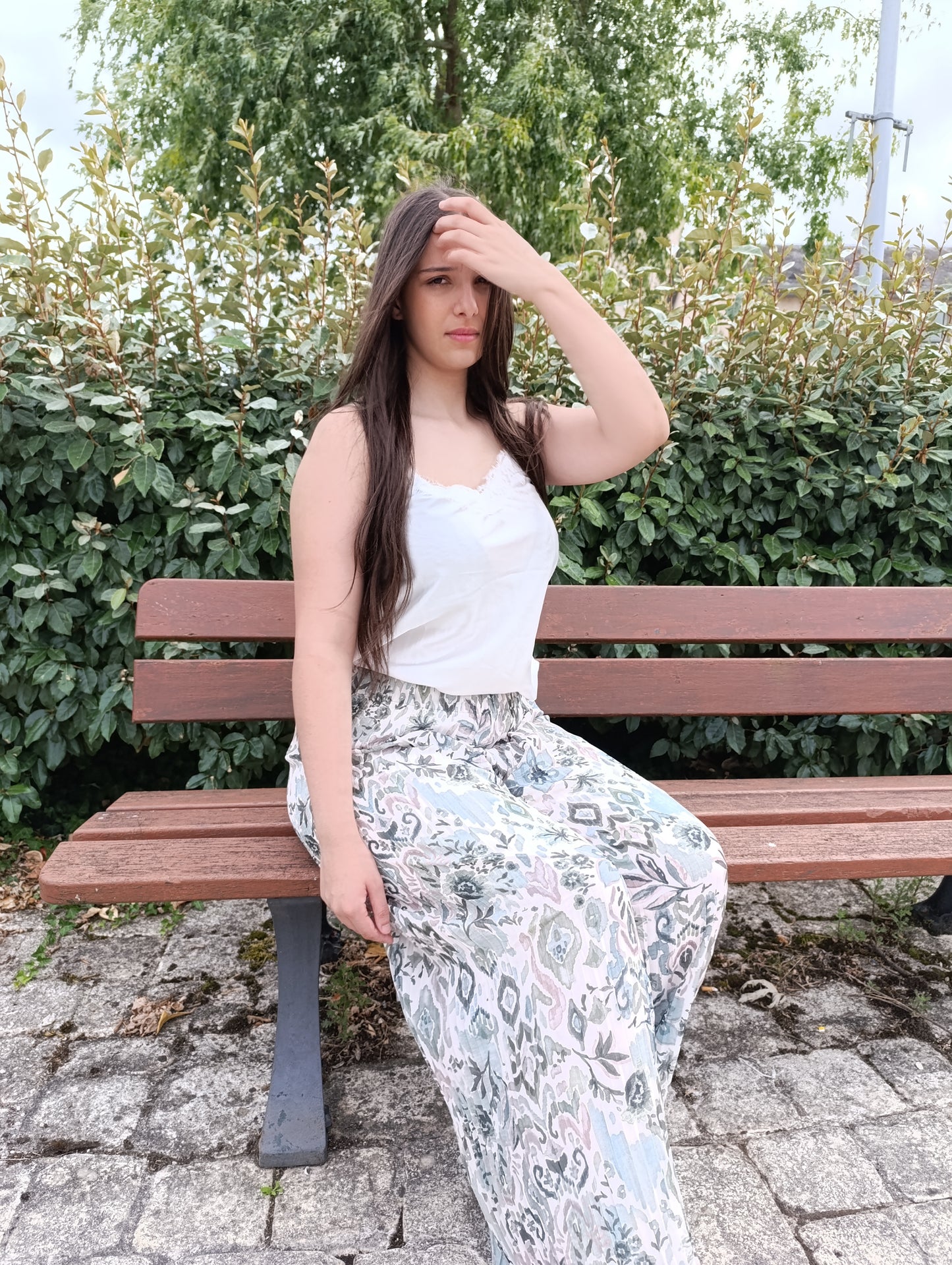 Pantalon Tina vert