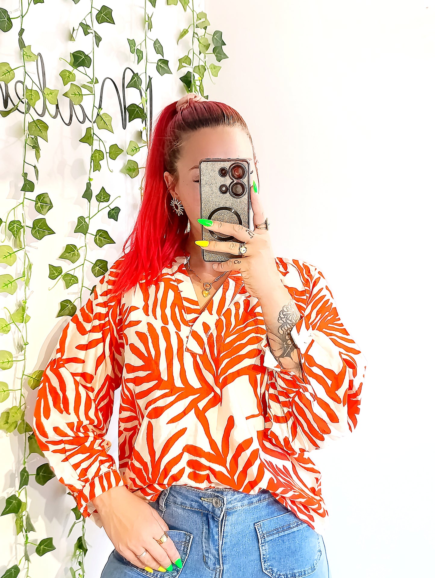 Blouse Mirany Orange