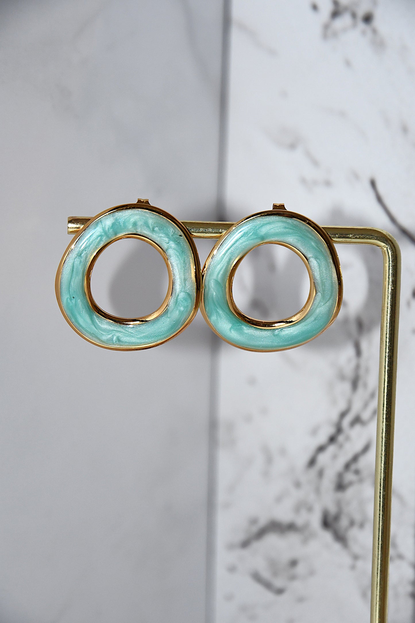 Boucle ovalia Turquoise
