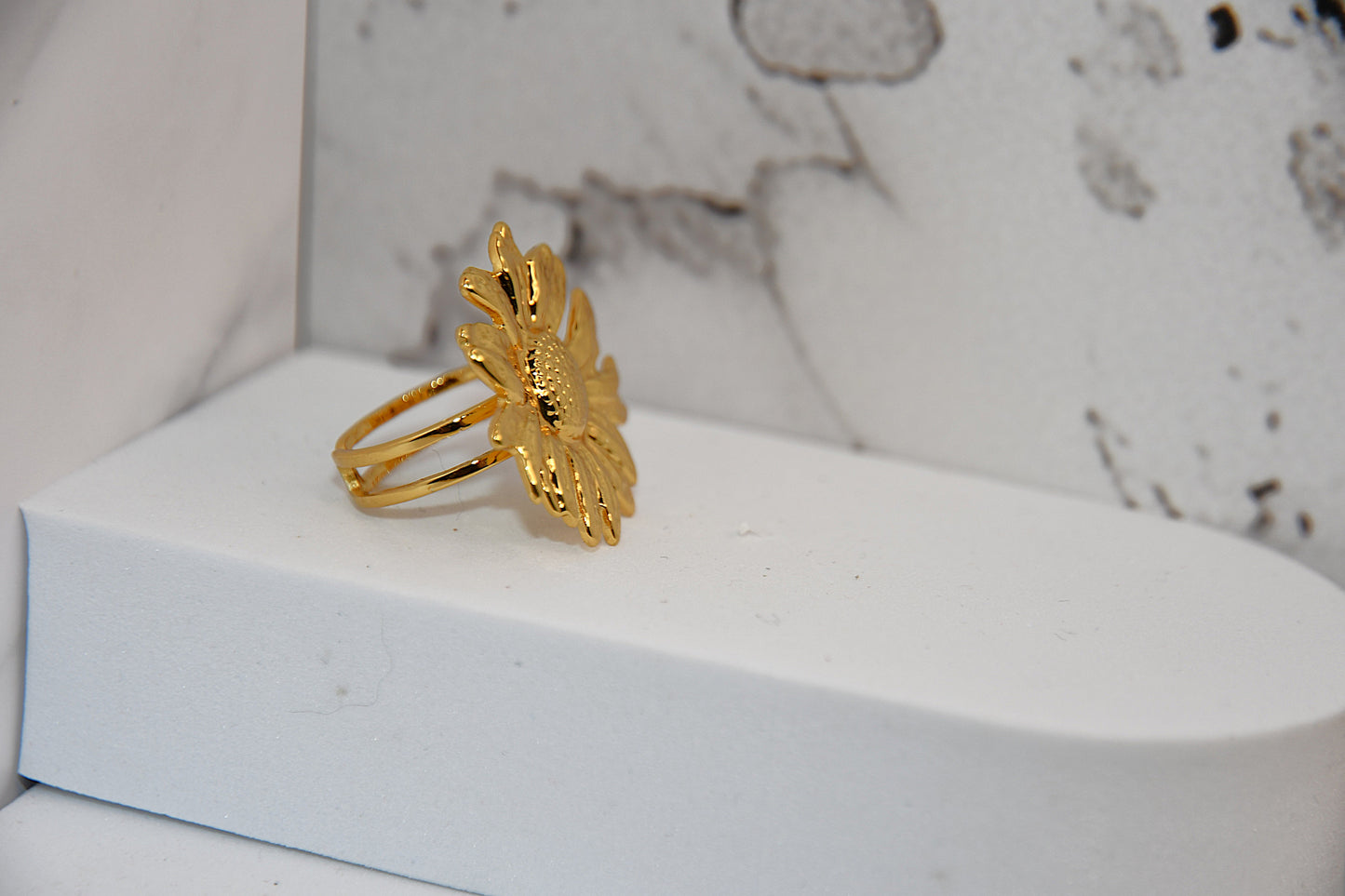Bague Tournesol sol