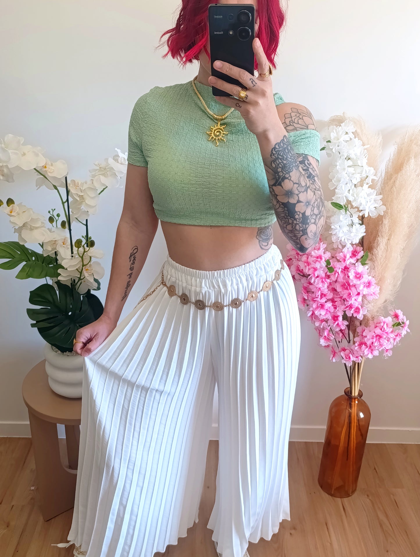 Pantalon Fiona blanc