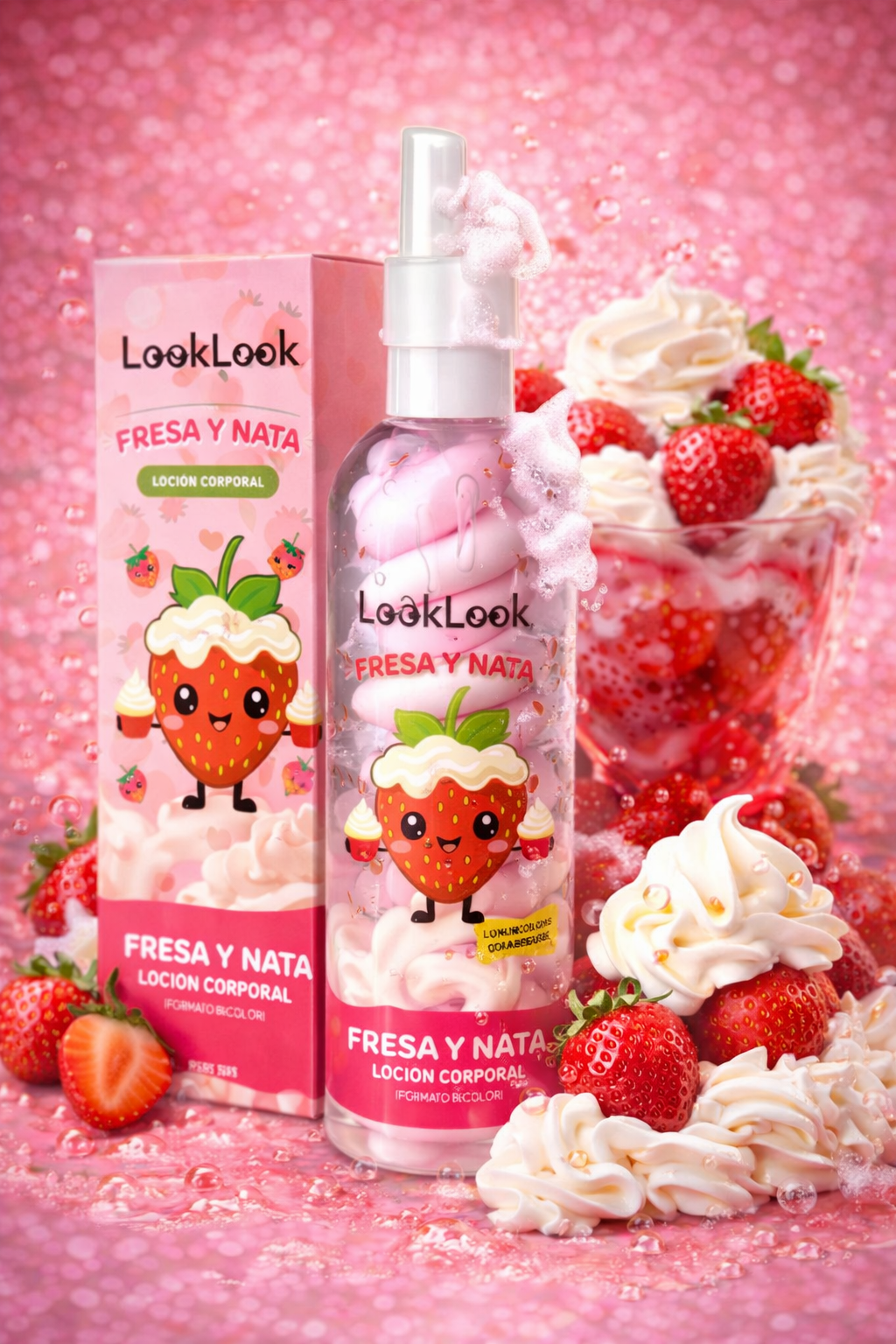 Lotion fraise chantilly 🍓