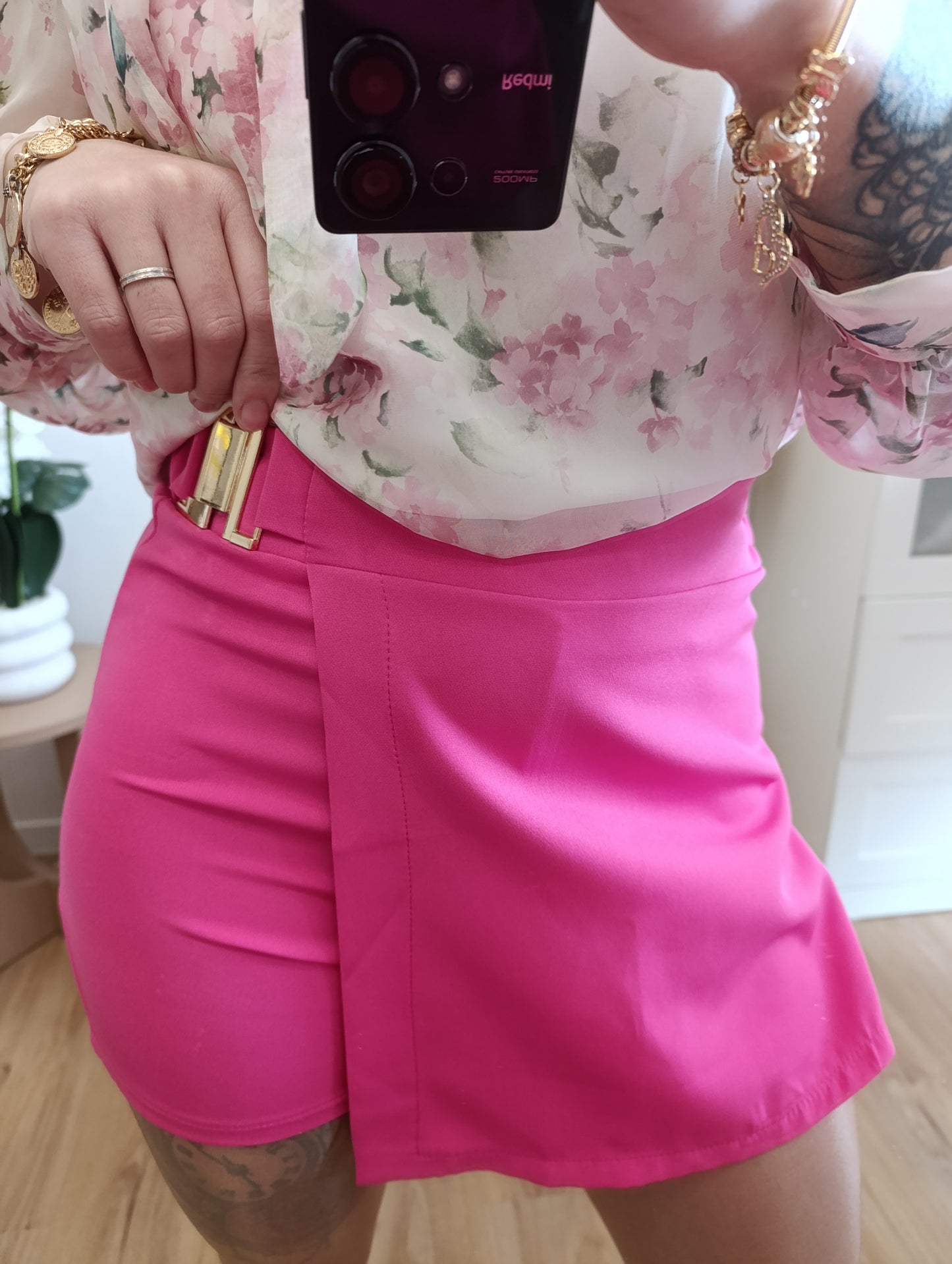 Jupe calie fushia