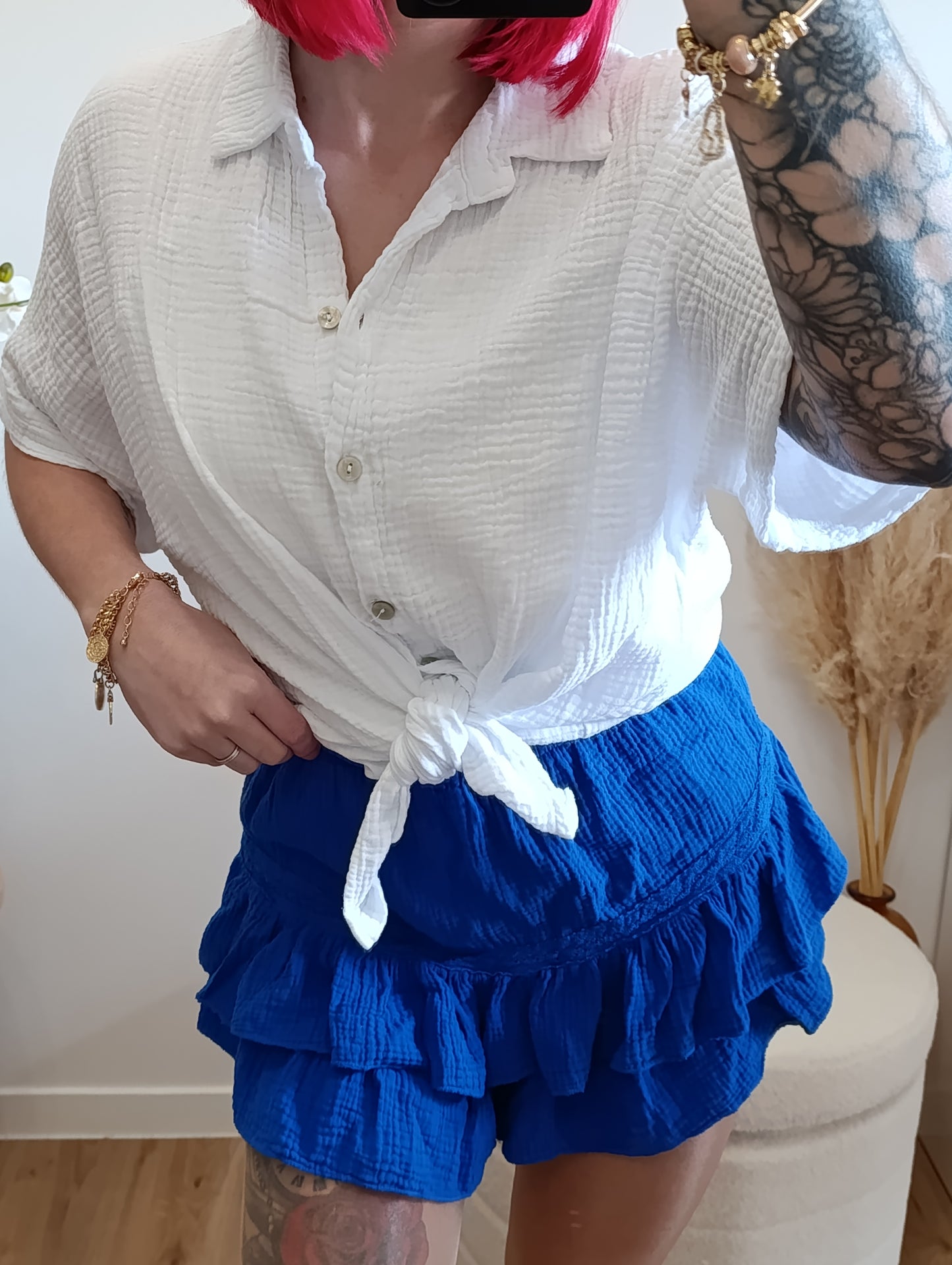 Jupe Short Louna BLeu