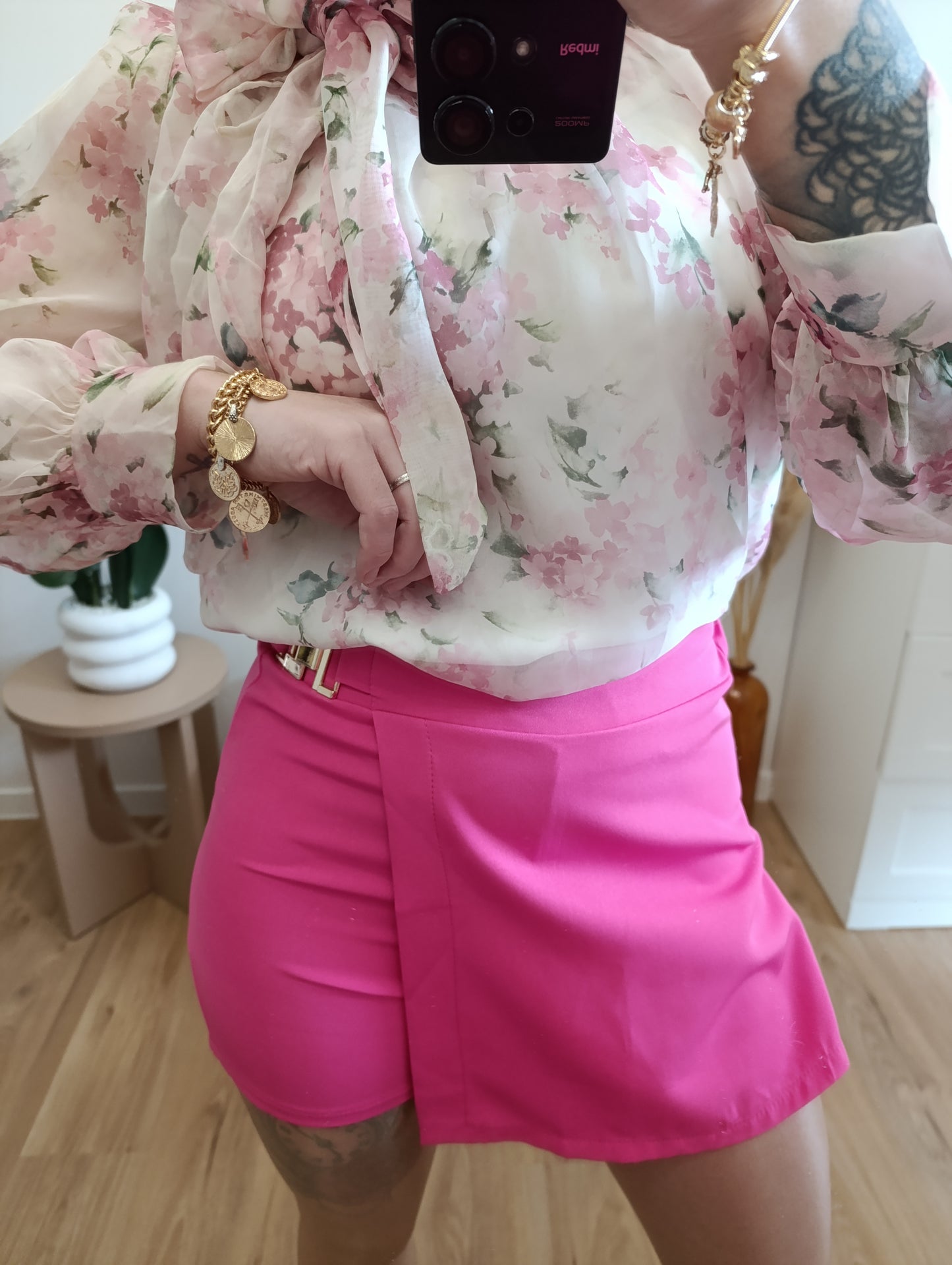 Jupe calie fushia
