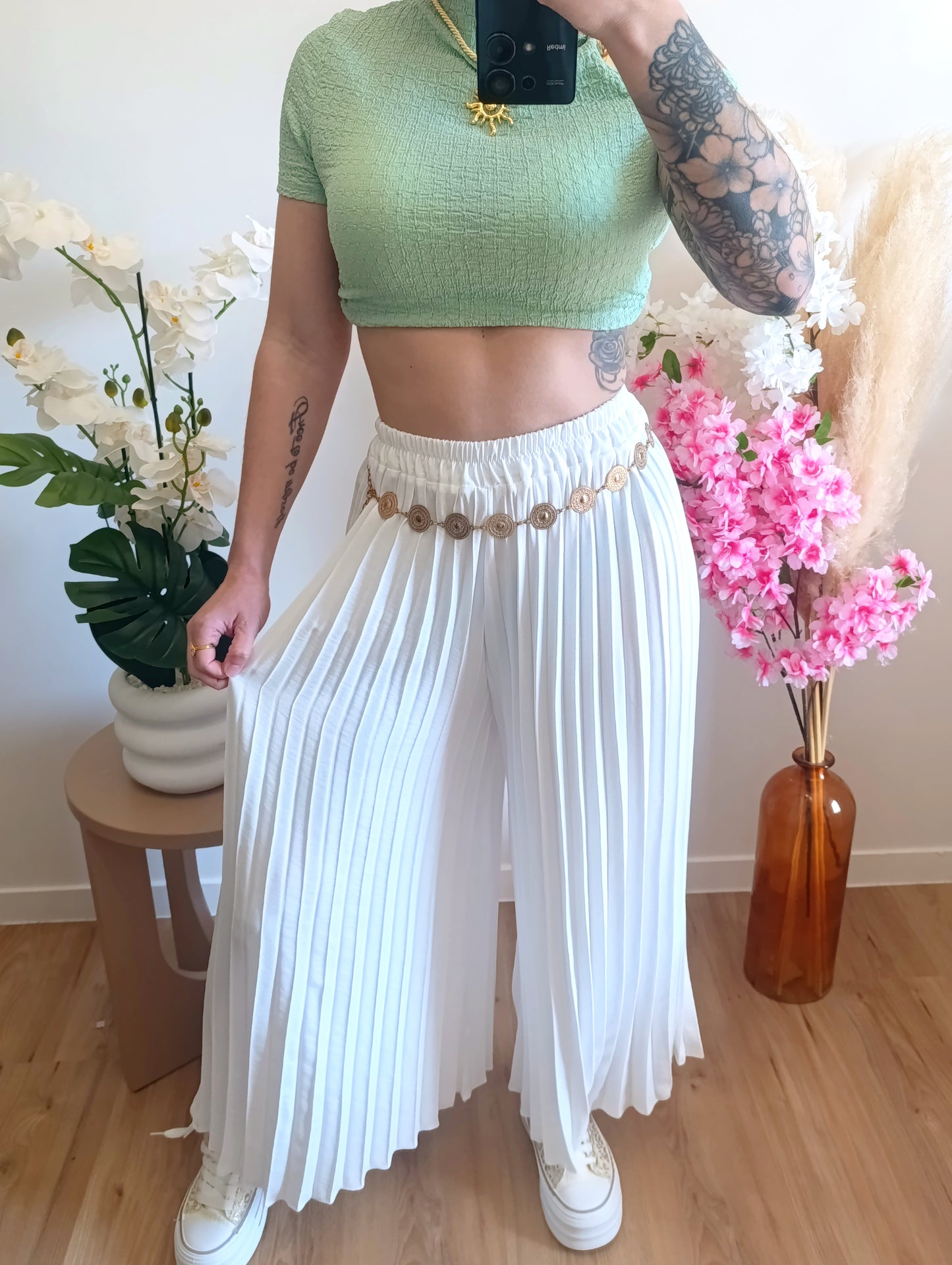 Pantalon Fiona blanc