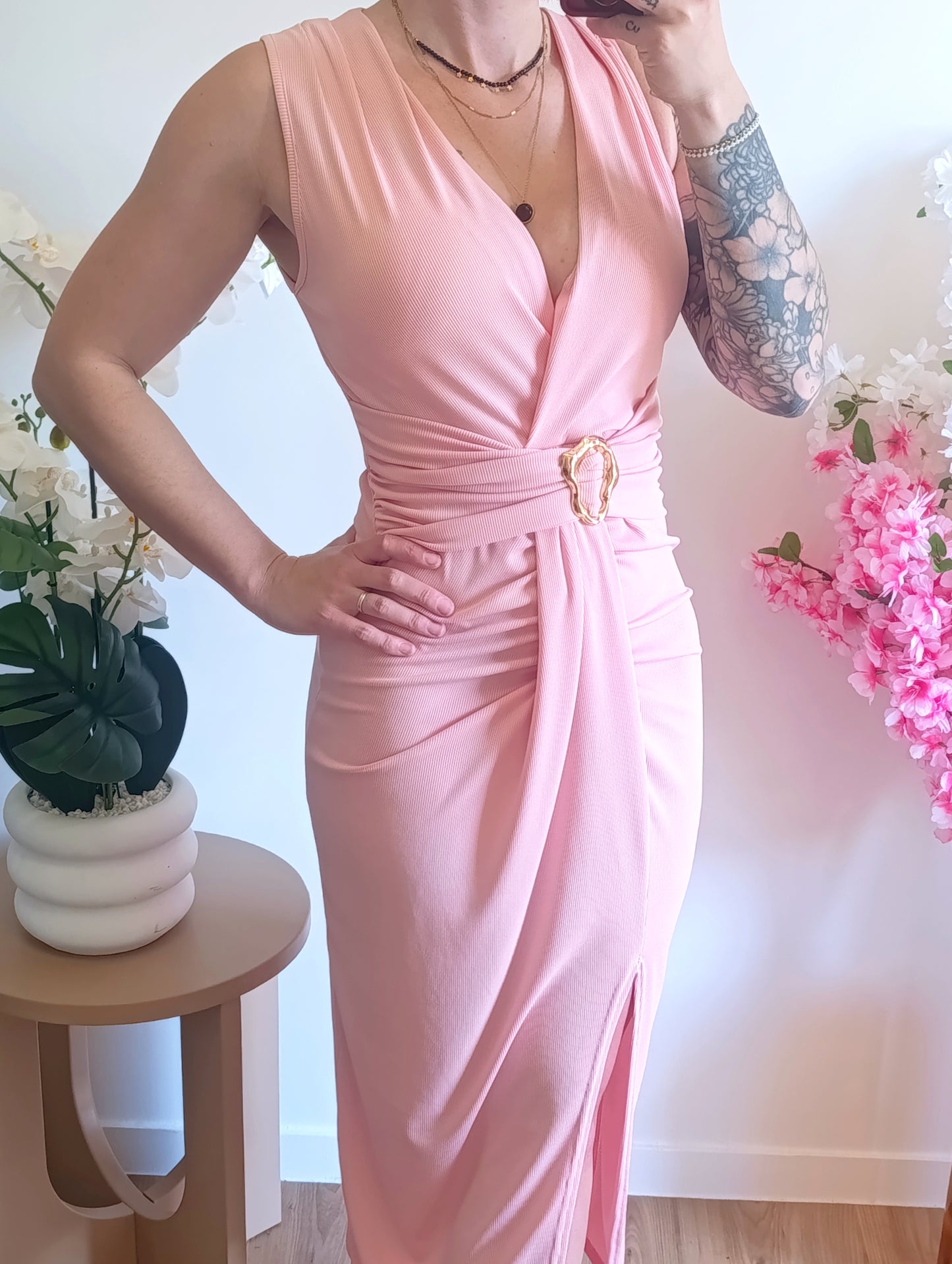 Robe Olympe rose
