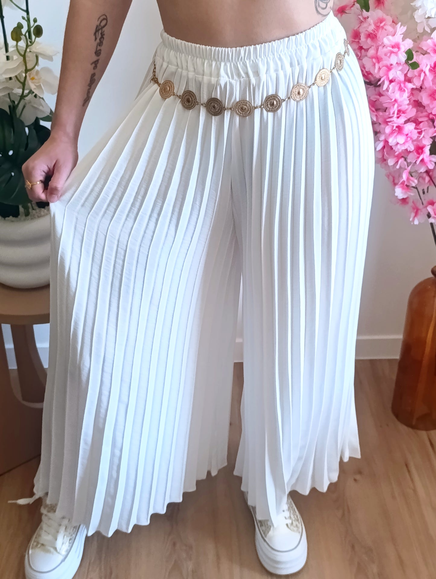Pantalon Fiona blanc