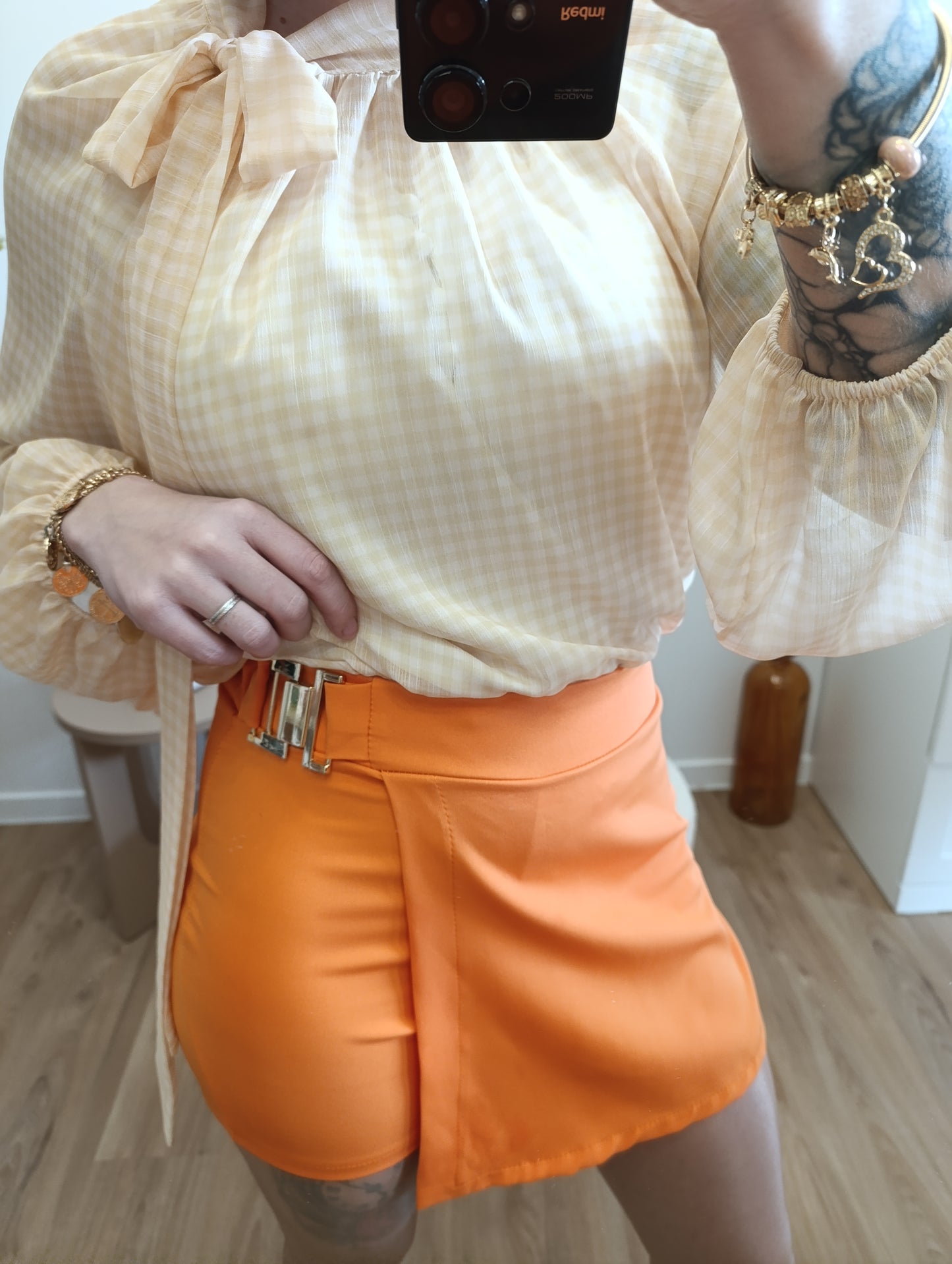 Jupe calie Orange