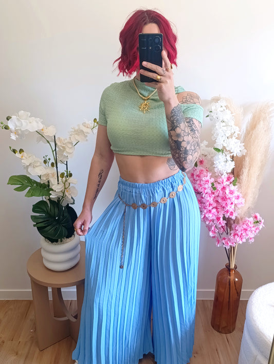 Pantalon Fiona bleu