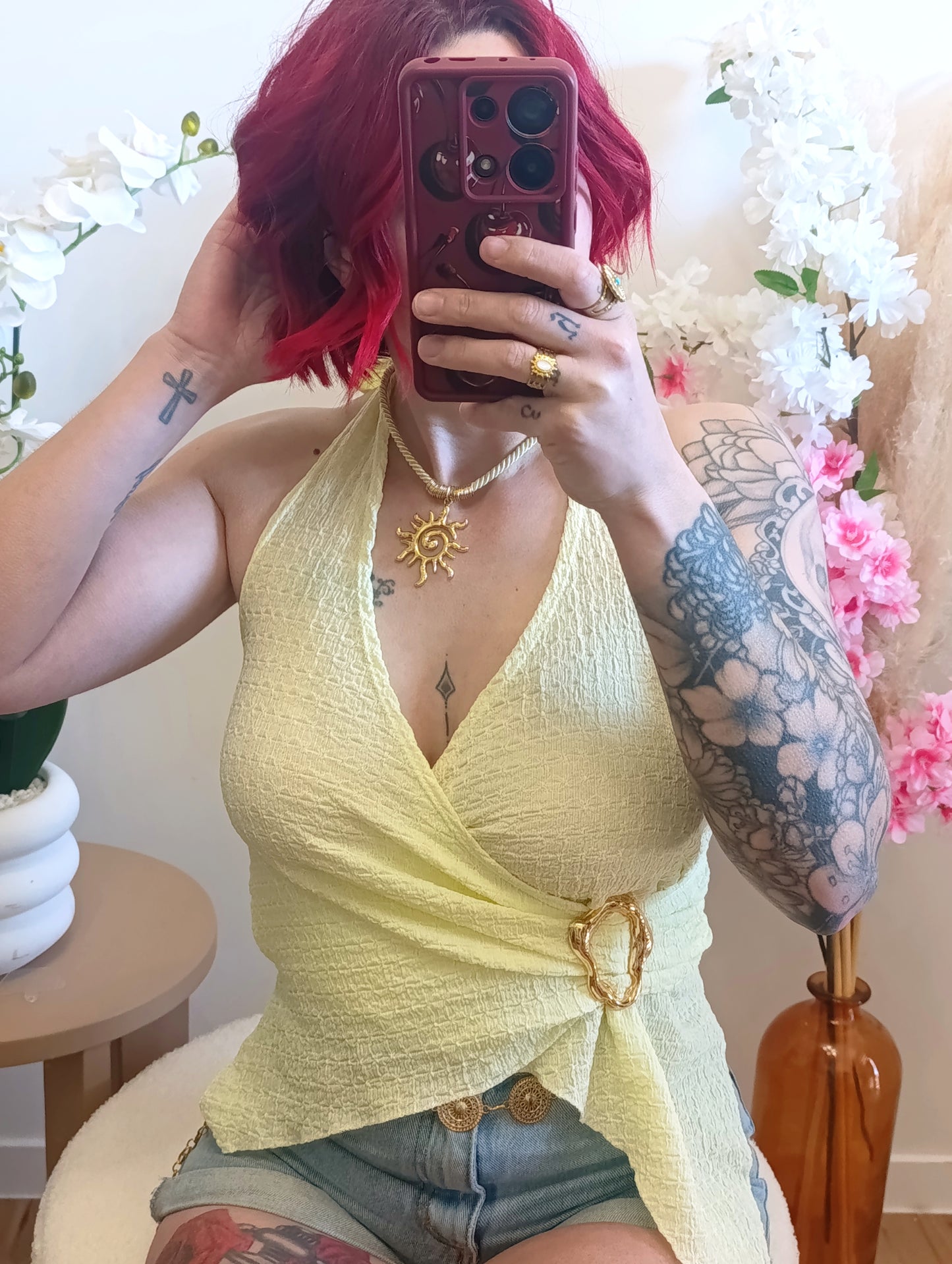 Top Molly jaune