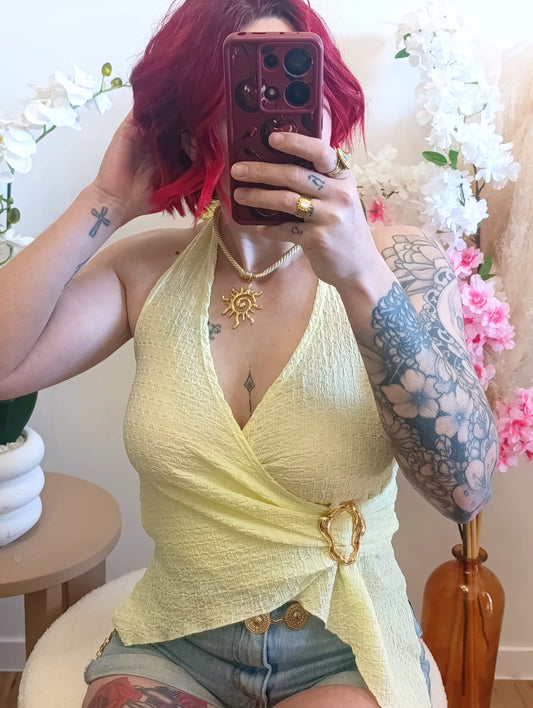 Top Molly jaune